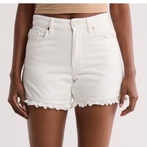 BLANKNYC eyelet lace denim shorts